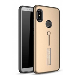 Σκληρή Θήκη Σιλικόνης με Stand Kickstand Case New Generation I Want Personality Not Trivial για Xiaomi REDMI 6 PRO - Ροζ Χρυσό