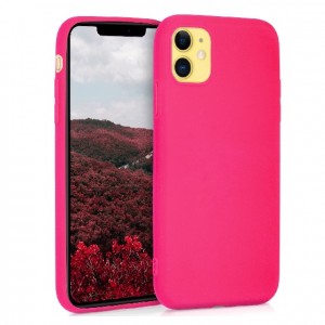 Θήκη Σιλικόνης Soft TPU Back Cover Για Iphone 11 - Ρόζ