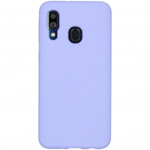 Θήκη Σιλικόνης για Samsung Galaxy A40 - Απαλό Μωβ