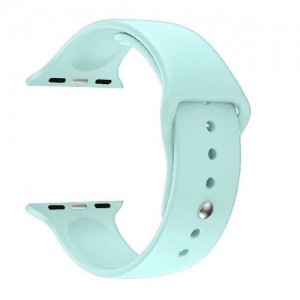 Silicone Band Λουράκι OEM για (Apple Watch 42/44mm) - Cyan 