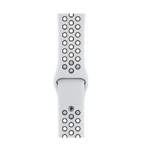 Softband Λουράκι Σιλικόνης (Apple Watch 38/40mm) - λευκό με μαύρο